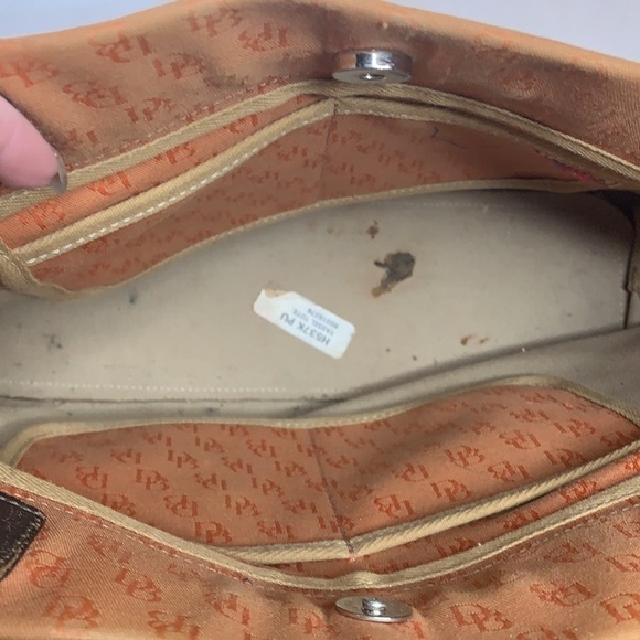 Dooney and Bourke Signature Tote orange - Picture 7 of 9